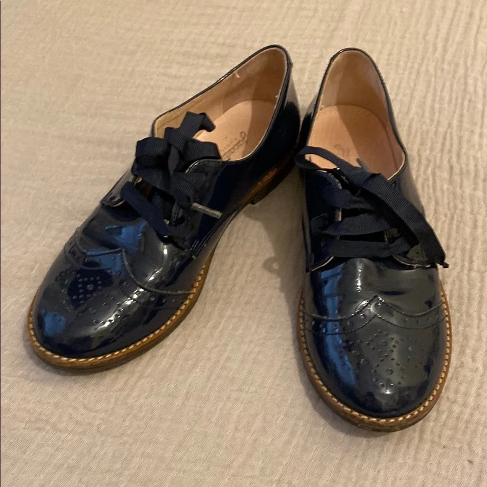 Jacadi Paris Classic Navy Oxford Shoes. Size 35